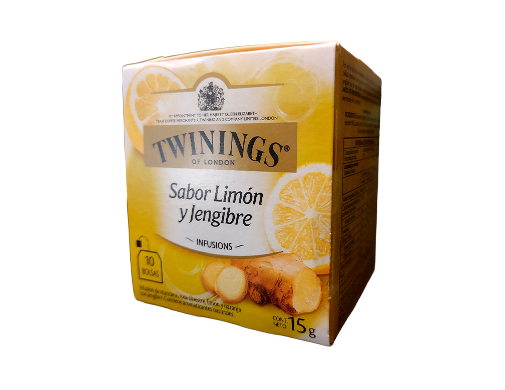 CHÁ DE LIMÃO E GENGIBRE TWININGS 15 G (CX 12 UN)